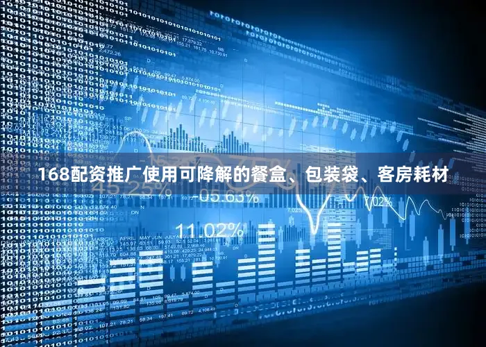 168配资推广使用可降解的餐盒、包装袋、客房耗材